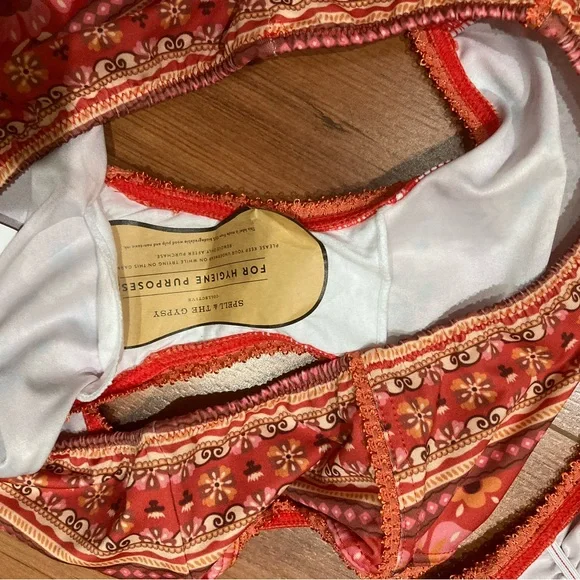 Spell Joni Campfire Bralette & Bloomers Set, Size Large - Picture 14 of 16